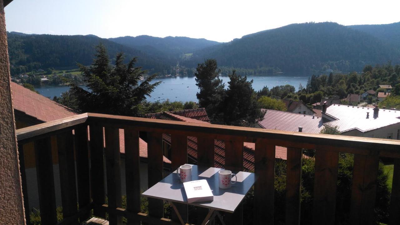 Esprit Myrtille Balcon Vue Lac Gerardmer Bagian luar foto