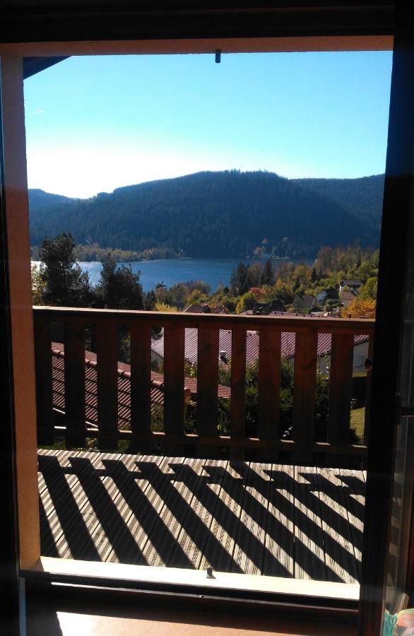 Esprit Myrtille Balcon Vue Lac Gerardmer Bagian luar foto